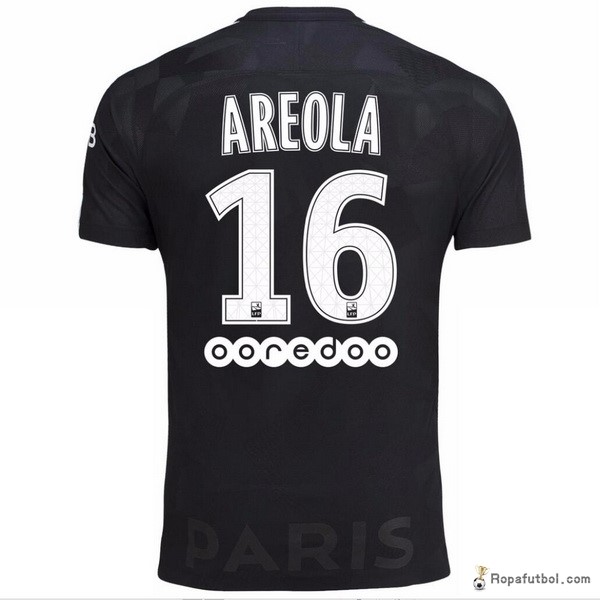 Camiseta Paris Saint Germain Replica Tercera Ropa Areola 2017/18